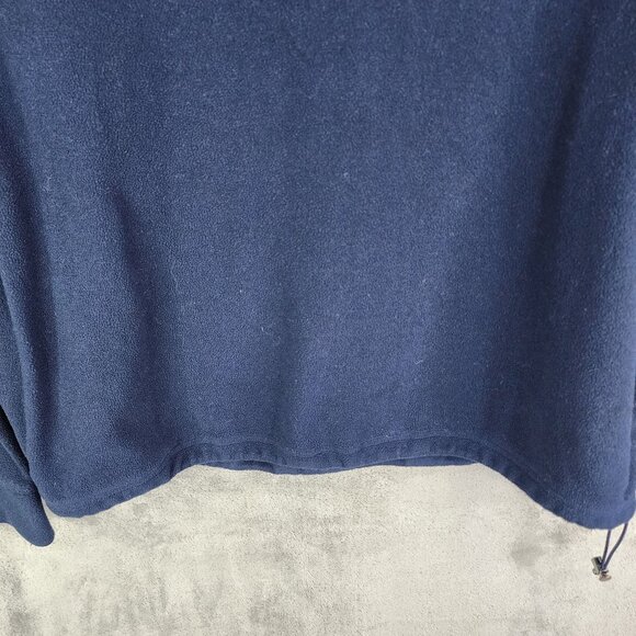 Mens Blue Polo Golf Ralph Lauren Pullover Fleece Sweatshirt OU Logo 1/4 Zip L - Picture 3 of 10